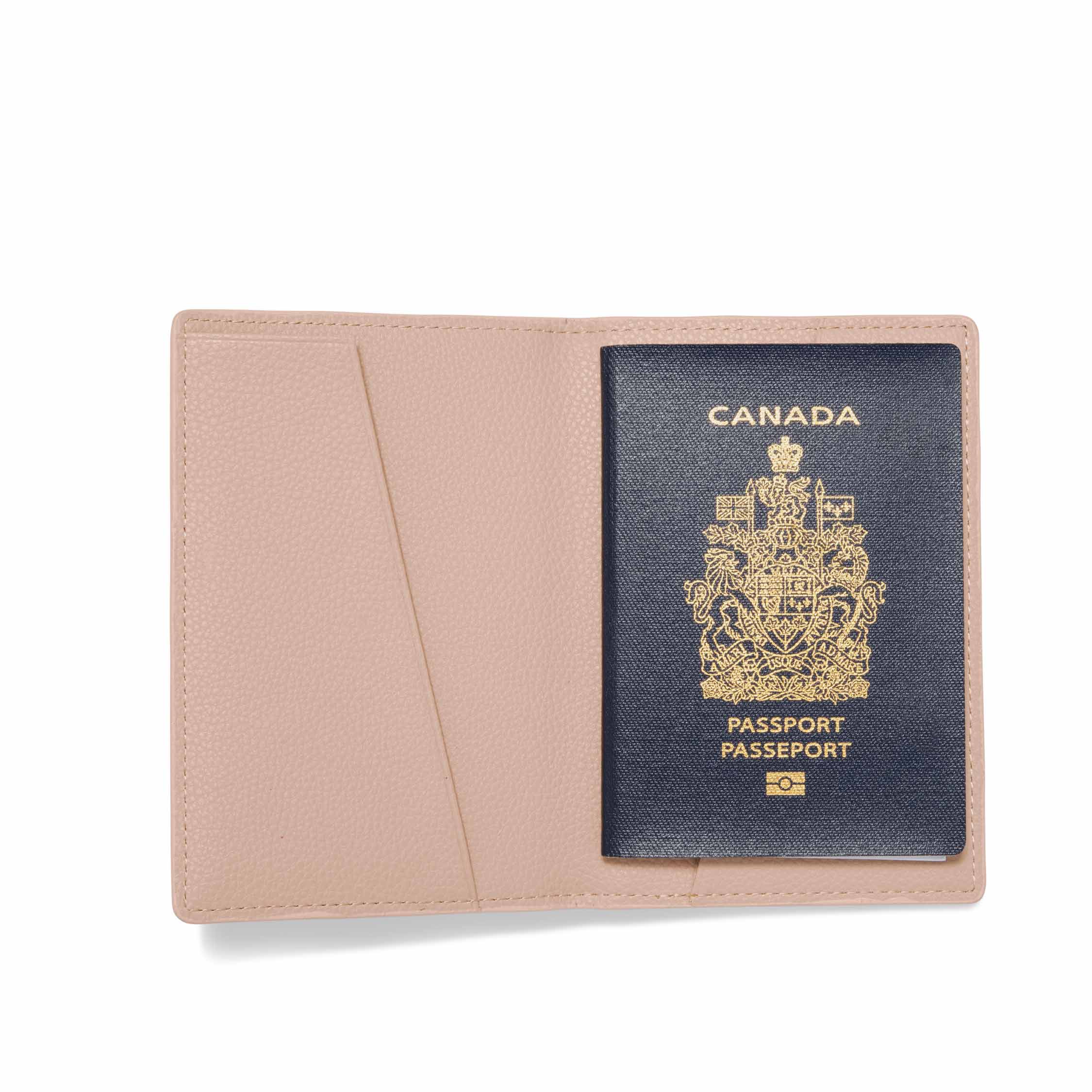 Passport cover and luggage tag - Old rose - Ladies