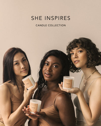 Introducing the She Inspires Candles Collection
