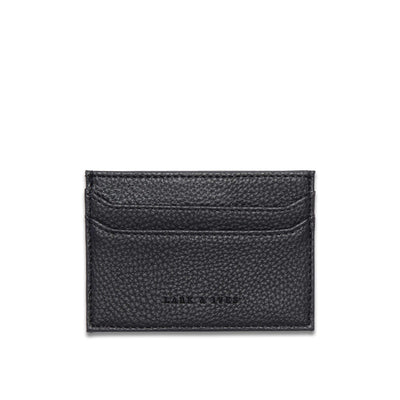 Lark and Ives / Vegan Leather Accessories / Small Accessories / Wallet / Mini Wallet / Card Case / Card Holder / Flat Card Case / Black