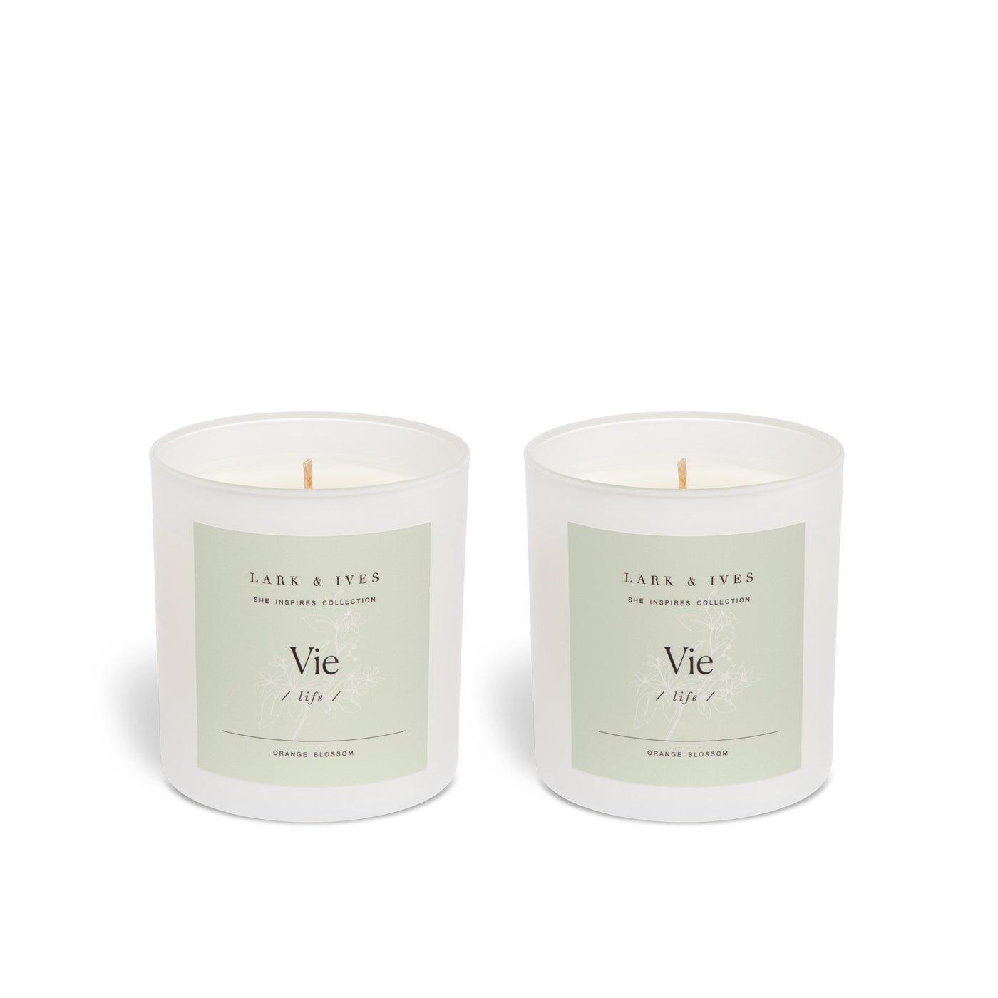Lark and Ives / Candle / Soy Candle / Essential Oil Candle / Cruelty Free / Fair Trade / Ethical Goods / Set of two candles / Gift Guide / Gift Ideas /Vie and Vie