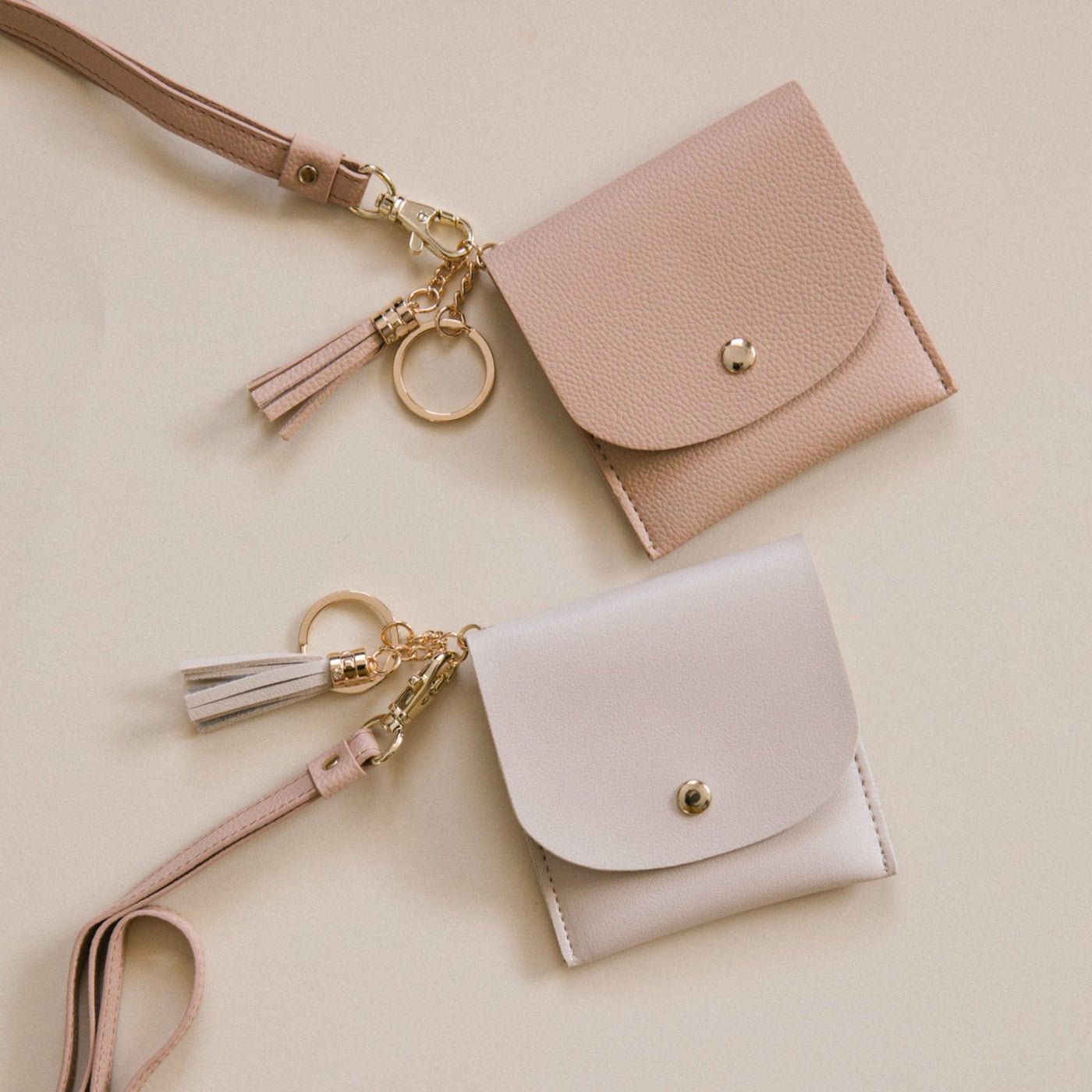 Lark and Ives Card Purse and Strap / Wallet with Strap / Mini Wallet Strap / Vegan Leather Accessories