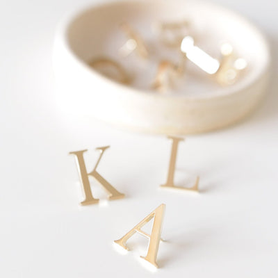 Lark and Ives Pins / Monogram Pins / Letter Pin / Gold Pin / Lapel / Lapel Pin / Gold Accessories