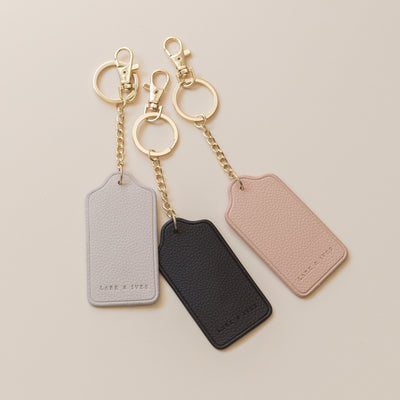 Lark and Ives / Vegan Leather Accessories / Keychain / Keyring / Tag Keychain / Minimal Accessories 