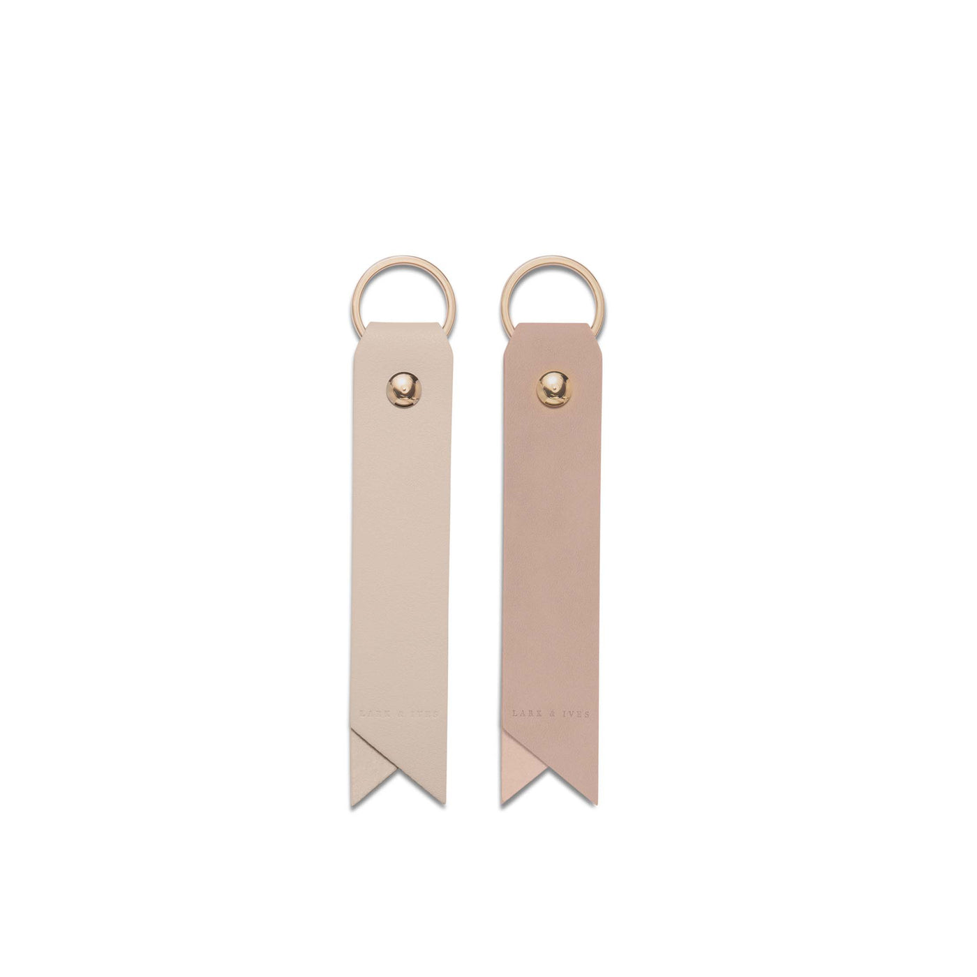 Lark and Ives / Vegan Leather Accessories / Keychain / Keyring / Strap Keychain / Minimal Accessories / Nude Pink / Neutral Colours